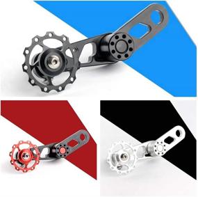 img 2 attached to 🚲 Coherny Lightweight Aluminum Alloy Bike Chain Tensioner - Premium Bicycle Replacement Accessories