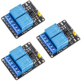 img 4 attached to 🌐 MCIGICM 2 Channel DC 5V Relay Module: Optocoupler Low Level Trigger Expansion Board for Arduino UNO R3, DSP, ARM, PIC, AVR, STM32, Raspberry Pi