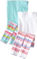 vibrant candy color block capri sets for girls - 2 pairs by country kids logo