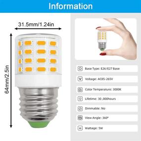 img 3 attached to 🌊 Refrigerator Equivalent Waterproof Appliance Non Dimmable (2") - Durable and Reliable Solution for Water-Prone Environments