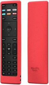 img 2 attached to SIKAI Remote Case Compatible With Vizio XRT136 Smart TV Remote Skin-Friendly Shockproof Silicone Cover For Vizio XRT136 Remote Washable Anti-Lost With Remote Loop (Red)