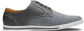 img 2 attached to Bruno RIVERA 01 Black Oxfords Sneakers Men's Shoes