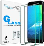 📱 2-pack katin tempered glass screen protector for samsung galaxy s7 - no-bubble, 9h hardness, easy installation logo