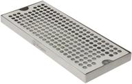 🍺 kegco kc dp-125 stainless steel drip tray - pack of 1: high-quality, efficient drip management solution logo