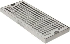 img 4 attached to 🍺 Kegco KC DP-125 Stainless Steel Drip Tray - Pack of 1: High-Quality, Efficient Drip Management Solution