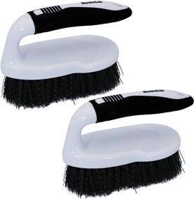 img 4 attached to 🧼 HomeLIF Scrub Brush - Comfort Grip, Flexible, Heavy Duty with Hard Stiff Bristles - Cleaning Brush for Bathroom, Shower, Sink, Floors, Surfaces, Tub, Tile and Grout - All Purpose - Pack of 2