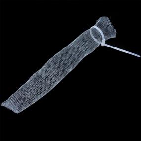 img 1 attached to 🧺 Washing Machine Lint Trap Set - 36 Pack with Nylon Cable Ties | Laundry Mesh Washer Drain Hose Screen Filter | Snare Net Rustproof Lint Catcher | Laundry Water Lint Trap