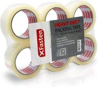 2 inch xfasten heavy duty packing tape - 55 yard length logo