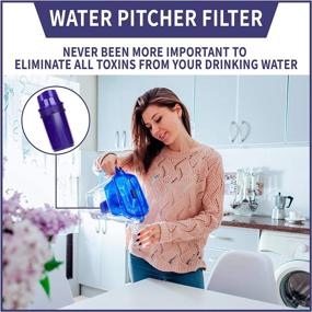 img 1 attached to 🚰 FIL-FRESH CRF-950Z Water Filter Replacement - Compatible with PUR PPT700W, CR-1100C, DS-1800Z Pitchers and Dispensers - 4 +1 Pack Cartridge with Microfiltration Filter