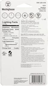 img 1 attached to 💡 Westinghouse 4513400 Medium Base LED Bulb, 40W Equivalent