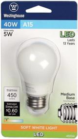 img 2 attached to 💡 Westinghouse 4513400 Medium Base LED Bulb, 40W Equivalent