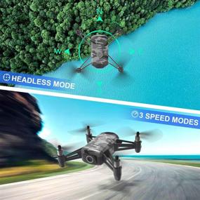 img 2 attached to Mini Quadcopter for Kids with 1080p HD FPV Camera | Beginner-Friendly HR Drone with Altitude Hold, One Key Start/Land, Draw Path | Includes 2 Modular Batteries | Remote Control Toys | Perfect Gifts for Boys and Girls