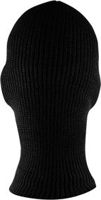 img 1 attached to 🎿 Full Face Cover Thermal Ski Mask - Knit Sew Acrylic Outdoor, One Size Fits Most by Super Z Outlet