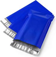 📦 metronic 6x9 shipping bags 200pc: classic blue poly mailers for waterproof & tear-proof postal deliveries logo