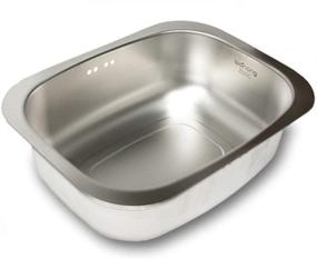 img 3 attached to 🧽 WANANG Stainless Steel Washing-up Bowl: A Versatile Dish Tub for Sink, Wash Basins, and Dishpan