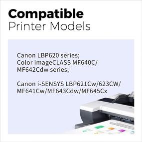 img 1 attached to 🖨️ MYCARTRIDGE Black Toner Cartridge Replacement for Canon 054H CRG-054H 054 | Compatible with Image Class MF644Cdw MF642Cdw MF640C LBP622Cdw LBP620 | 1-Pack