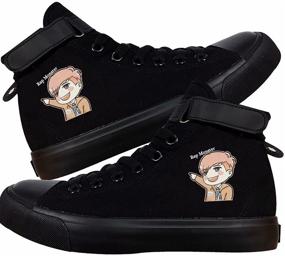 img 2 attached to 👟 Кроссовки DHSPKN с карикатурой Bangtan Jungkook - мальчикам обувь для кроссовок с улучшенной поисковой оптимизацией