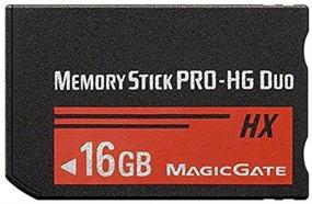 img 3 attached to 💾 16GB Высокоскоростная флэш-память Memory Stick Pro-HG Duo (MSHX16A) - Идеальный аксессуар для PSP/Карта памяти для камеры