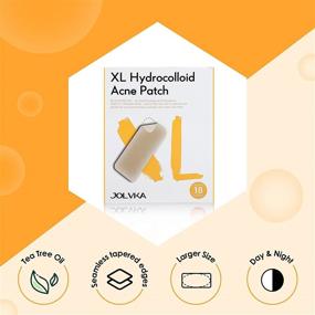 img 2 attached to 🌟 JOLVKA XL Blemish Pimple Patch - 18 Patches, Hydrocolloid Acne Absorbing Cover Spot Dots for Face - Pimple Patch Stickers