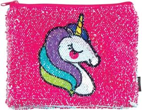 img 2 attached to 🌈 Unicorn/Rainbow Magic Sequin Reveal Pouch by Style.Lab