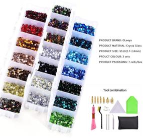 img 3 attached to OLeeya 6000Pcs Rhinestones Rhinestone Applicator