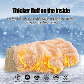 img 2 attached to Winter Gloves Boys Girls: Premium Thermal Accessories for Cold Weather Activities