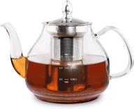 🫖 cosori glass teapot: stylish borosilicate design with removable infuser логотип