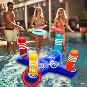 img 4 attached to Inflatable Floating Swimming Multiplayer Outdoor: Ultimate Fun in the Sun!