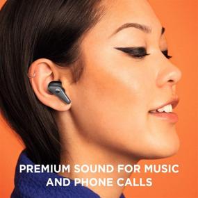 img 1 attached to 2020 Upgraded Libratone Track Air+ True Wireless Active Noise Cancelling Earbuds, 🎧 Wireless Charging Case, Bluetooth 5.0 aptX Premium Sound, Customizable Tap Control and 3EQ Setting-Black