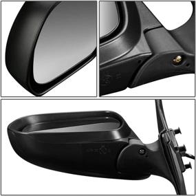 img 2 attached to 🔍 DNA Motoring OEM-MR-TO1320282 Factory Style Powered Driver/Left Side View Door Mirror - Enhanced Visibility and Functionality