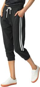 img 3 attached to 👖 SPECIALMAGIC Capri Sweatpants for Women: Stylish Camo Cropped Joggers with Pockets for Yoga and Running
