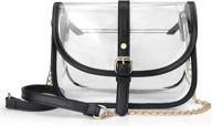 👜 stylish and practical clear saddle shoulder handbag – sleek leather women's handbags & wallets logo