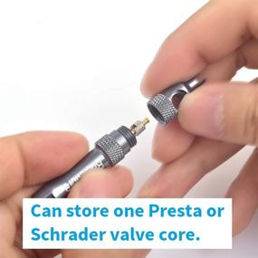 img 3 attached to 🚲 BriskMore Bike Valve Core Removal Tool Kits: Easy-to-Use Lightweight Kit with Presta & Schrader Valve Removers and Replacement Cores