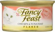 fancy feast flaked chicken and 🐱 tuna gourmet cat food - 24 case logo