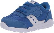 saucony jazz riff royal white boys' sandal shoes: comfort & style combined logo