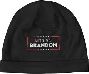 img 4 attached to 🧢 Let's Go Brandon Hat: FJB Beanie Caps - Stylish, Windproof, Warm, and Dustproof Unisex Skull Knit Hat - Soft Headwear