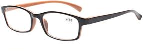 img 1 attached to 👓 НОРПЕРВИС Качественные очки для чтения: 5 пар винтажных очков с пружинными шарнирами для мужчин и женщин (5 пакетов, разноцветные, 2,5)