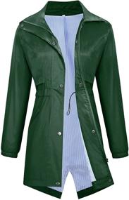 img 1 attached to 🧥 Waterproof Windbreaker Jackets for Women - Avoogue Women's Clothing: Coats, Jackets & Vests