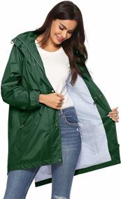 img 2 attached to 🧥 Waterproof Windbreaker Jackets for Women - Avoogue Women's Clothing: Coats, Jackets & Vests