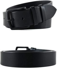 img 3 attached to Genuine Leather Handmade Belts: Stylish Men's Accessories by HoffeBelts