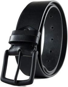 img 4 attached to Genuine Leather Handmade Belts: Stylish Men's Accessories by HoffeBelts