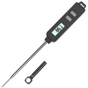 img 3 attached to 🌡️ 2Pack Digital Meat Thermometer with Super Long Probe for Grill Kitchen BBQ Smoker Oven Oil Milk Yogurt Temperature - Instant Read Candy Thermometer and Cooking Food Thermometer