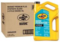 🚤 enhance your marine experience with pennzoil 550045220-3pk 1 gallon marine premium plus outboard – 2 cycle 1 gal. jug logo