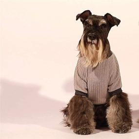 img 3 attached to 🐶 Premium Comfort: Fitwarm Lightweight Knitted Dog Pajamas for Cozy and Stylish Sleep