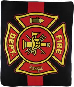 img 4 attached to 🔥 Infinity Republic Fire Department Fire Fighters Soft Fleece Throw Blanket - 50x60: Cozy Home & Outdoor Accessory for Living Rooms, Bedrooms, and Kids' Rooms!