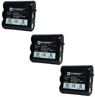 📞 synergy digital cordless phone combo-pack | panasonic n4hkgma00001 compatible | 3 x sdcp-h306 replacement batteries logo