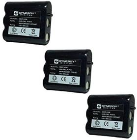 img 3 attached to 📞 Synergy Digital Cordless Phone Combo-Pack | Panasonic N4HKGMA00001 Compatible | 3 x SDCP-H306 Replacement Batteries