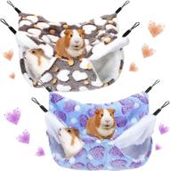 🐹 cozy & fun 2-piece hammock set for guinea pigs, rats, hamsters, ferrets, and more - perfect bed & toy for small animals, chinchillas, parrots, sugar gliders, squirrels logo