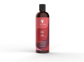 img 2 attached to 💪 As I Am Long & Luxe Strengthening Shampoo + Conditioner - 12oz Duo for Enhanced Hair Care