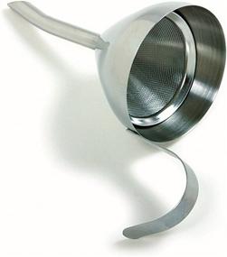 img 2 attached to 🕳️ Norpro 242 Stainless Steel Funnel with Strainer, 3-Inch Mouth Diameter - Ultimate Kitchen Tool for Easy Pouring and Filtering!